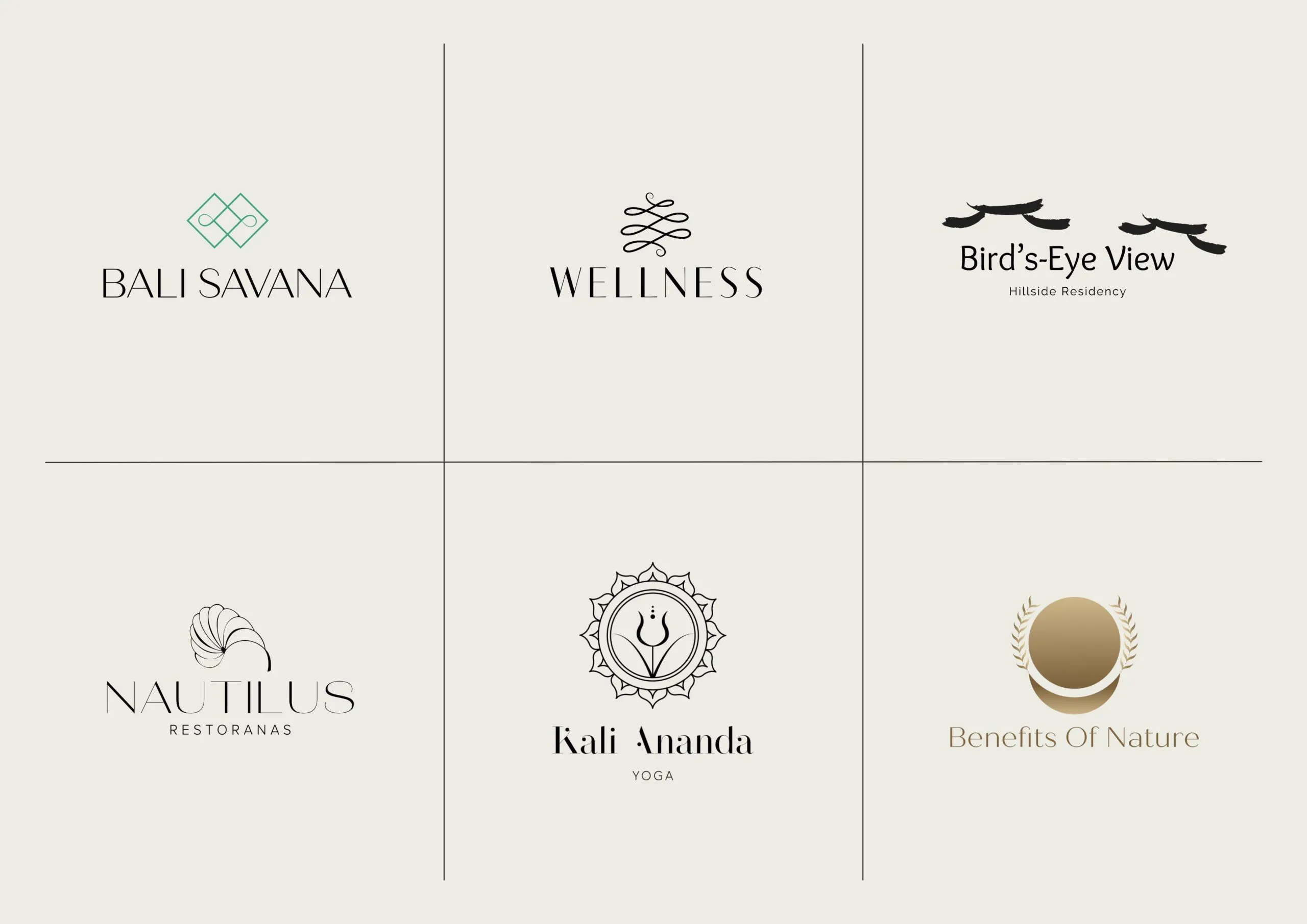 logotipų dizainas – Kira Bykova portfolio
